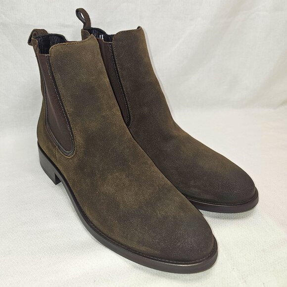 Thursday Boot Co. Duchess Dark Brown Suede Ankle Boots Women's Size US 9.5- NEW - Picture 1 of 9